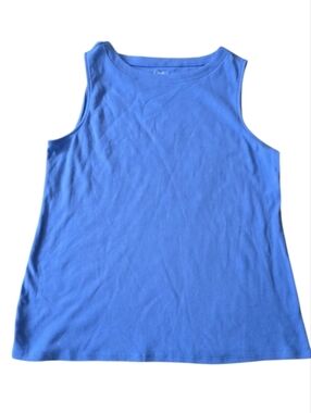 croft & barrow Blue Classic Tank. XL